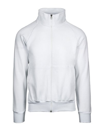 Felpa Jacket zip lunga Bianco
