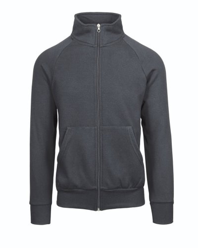 Felpa Jacket zip lunga Piombo