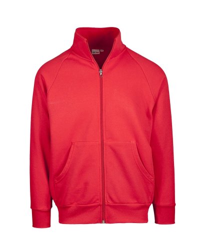 Felpa Jacket zip lunga Rosso Sport