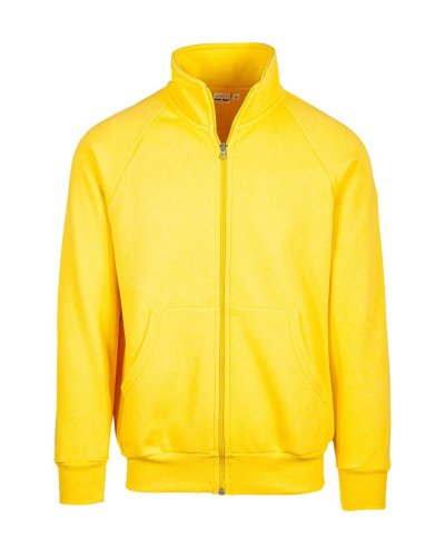 Felpa Jacket zip lunga Giallo