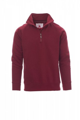 Felpa da uomo mezza zip Miami Bordeaux