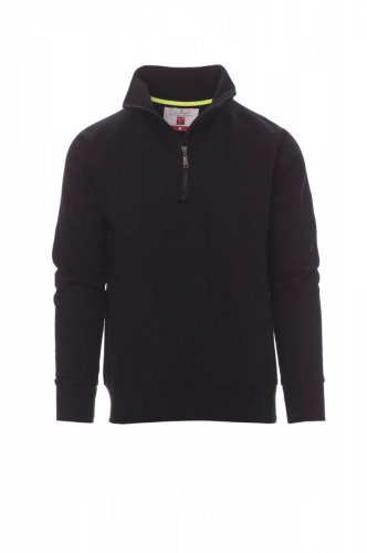 Felpa da uomo mezza zip Miami Nero