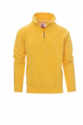 Felpa da uomo mezza zip Miami Giallo