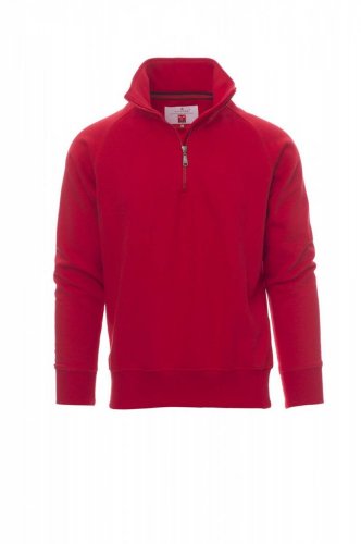 Felpa da uomo mezza zip Miami Rosso