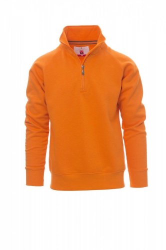 Felpa da uomo mezza zip Miami Arancio