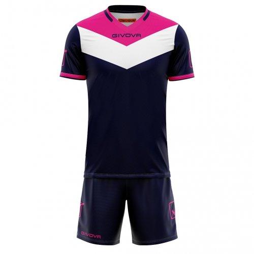 Kit campo fluo interlock Blu/Fuxia Fluo