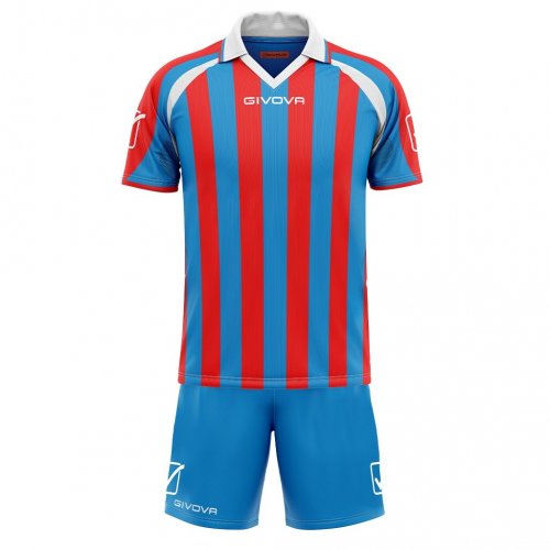 Kit supporter Azzurro/Rosso