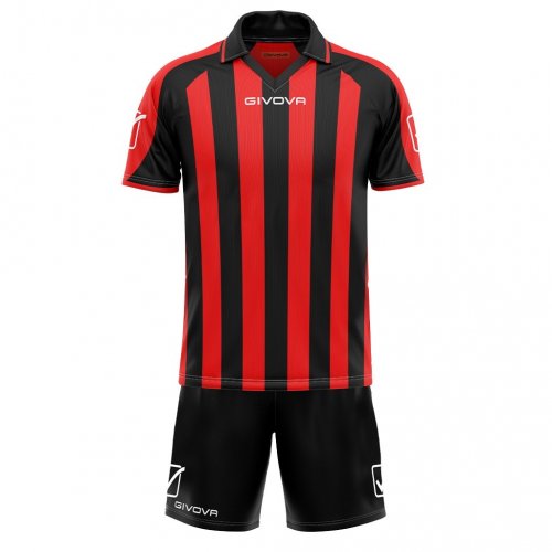 Kit supporter Nero/Rosso