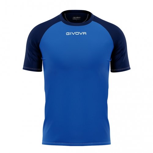 T-shirt capo Interlock Azzurro/Blu