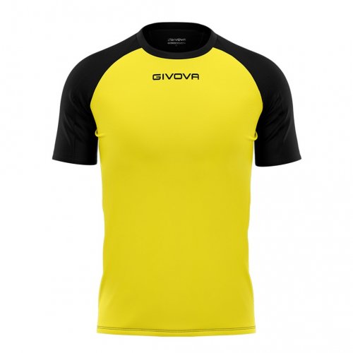 T-shirt capo Interlock Giallo/Nero