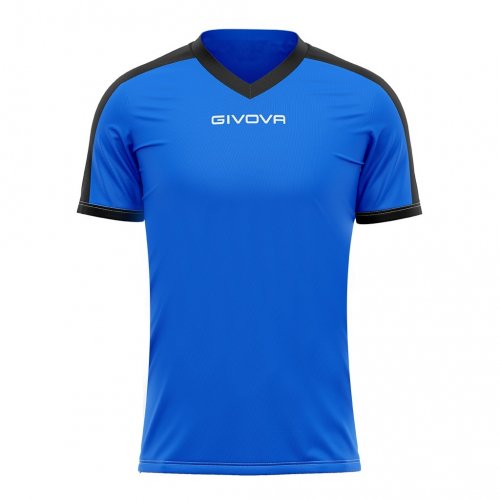 T-Shirt interlock revolution Azzurro/Nero