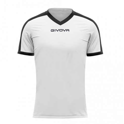 T-Shirt interlock revolution Bianco/Nero