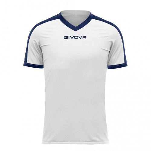 T-Shirt interlock revolution Bianco/Blu