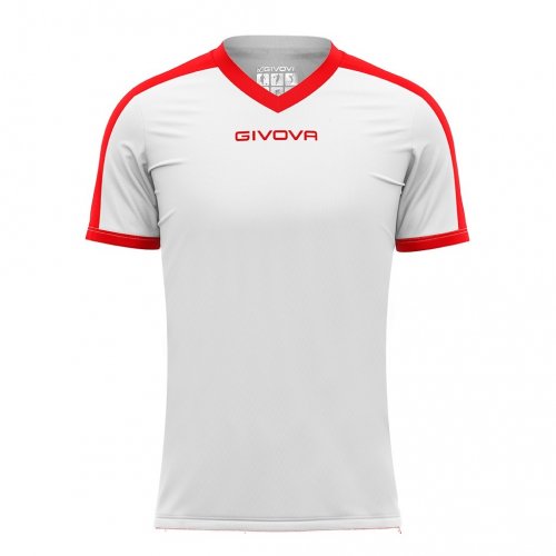 T-Shirt interlock revolution Bianco/Rosso