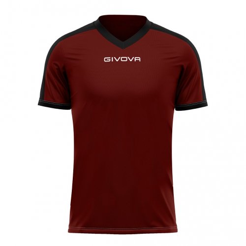 T-Shirt interlock revolution Granata/Nero