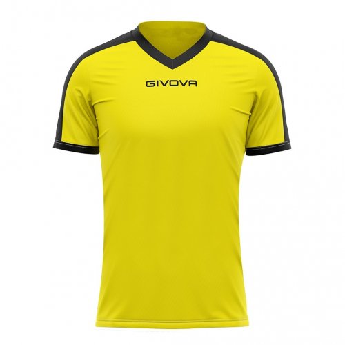 T-Shirt interlock revolution Giallo/Nero