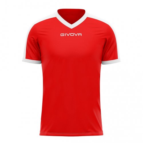 T-Shirt interlock revolution Rosso/Bianco