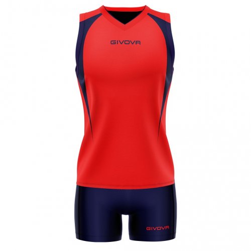 Kit Volley Spike Rosso/Blu