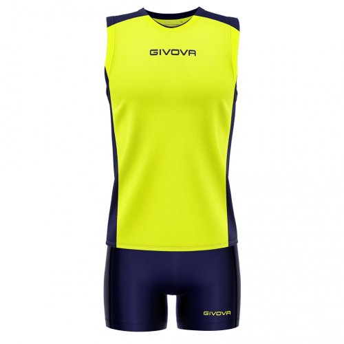Kit Volley Piper Giallo Fluo/Blu