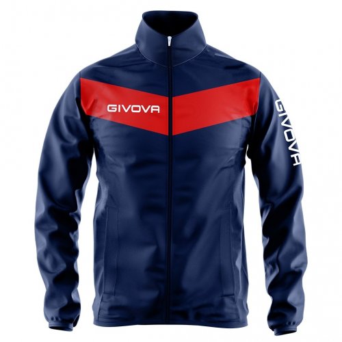 Rain jacket Scudo con mesh Blu/Rosso