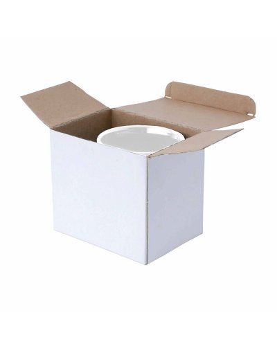 Tazza con manico e bordo colorati 320 ml