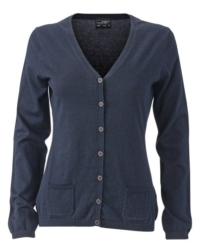 Ladies' Cardigan Navy-Melange