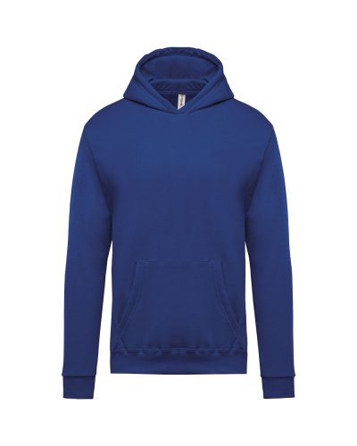 Felpa bambino con cappuccio foderato Light Royal