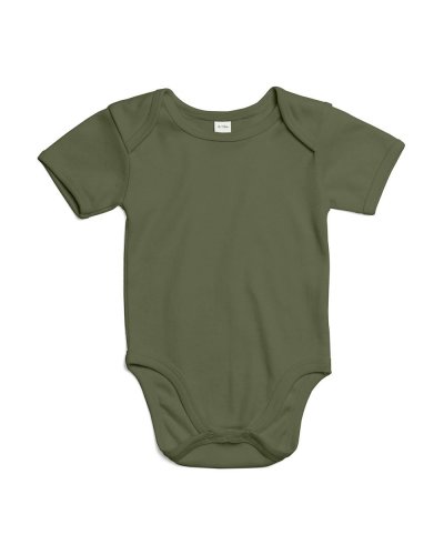 Baby Bodysuit Light Olive Organic