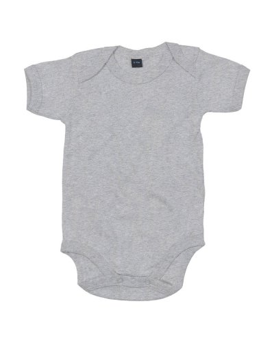 Baby Bodysuit Heather Grey Melange