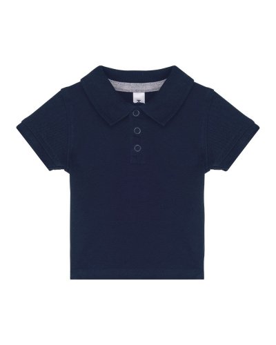 Polo neonato maniche corte Navy