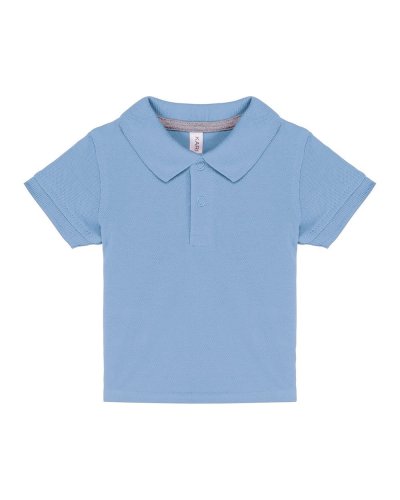 Polo neonato maniche corte Sky Blue