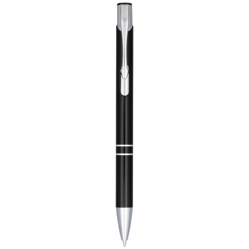 Penna a sfera anodizzata Moneta Nero