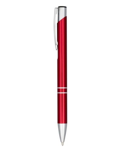 Penna a sfera anodizzata Moneta Rosso
