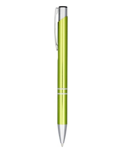 Penna a sfera anodizzata Moneta Lime