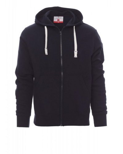 Felpa uomo Portland full zip e cappuccio Blu