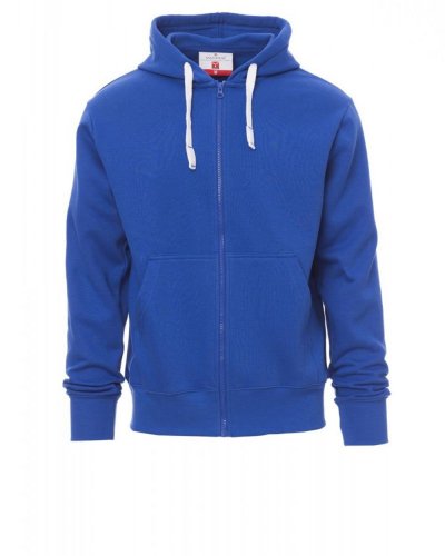Felpa uomo Portland full zip e cappuccio Royal