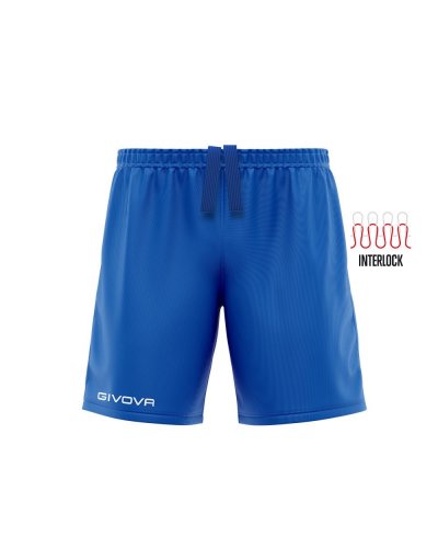 Pantaloncino Capo interlock Azzurro