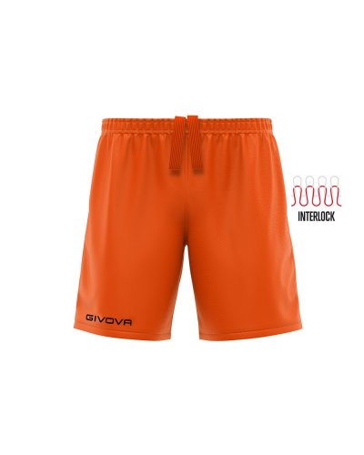 Pantaloncino Capo interlock Arancio