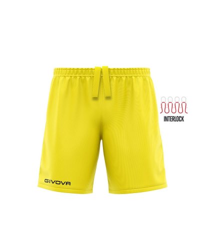 Pantaloncino Capo interlock Giallo
