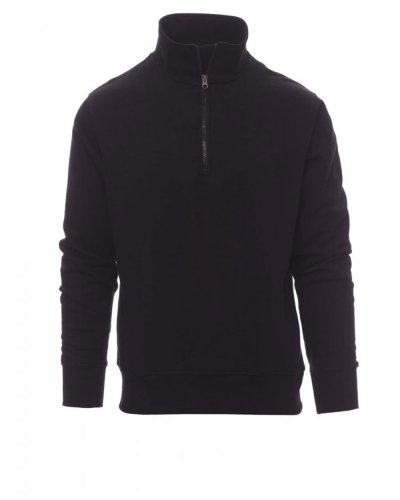 Felpa da uomo mezza zip Canada Nero