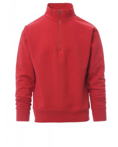 Felpa da uomo mezza zip Canada Rosso