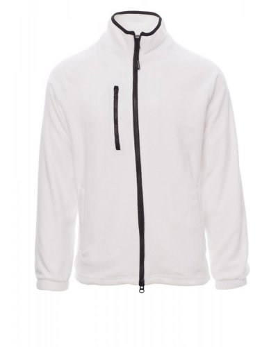 Pile a zip intera Norway Bianco