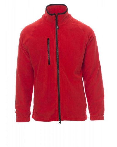 Pile a zip intera Norway Rosso