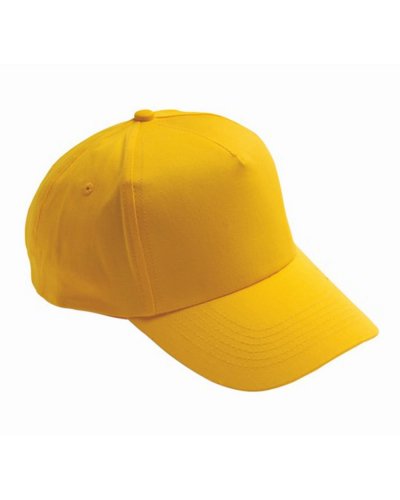 Berretto con chiusura posteriore Giallo