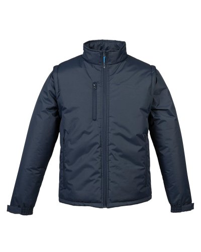 Giubbino in poliestere pongee Linz Navy