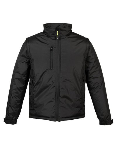 Giubbino in poliestere pongee Linz Black