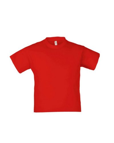 T-Shirt bimbo Zara Rosso
