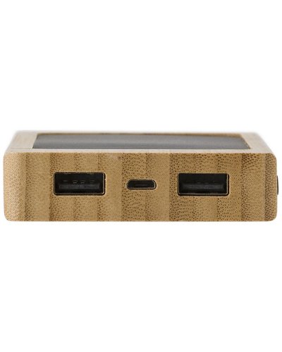 Power Bank solare in bamboo