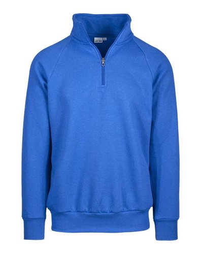 Felpa french terry collo zip Royal Sport