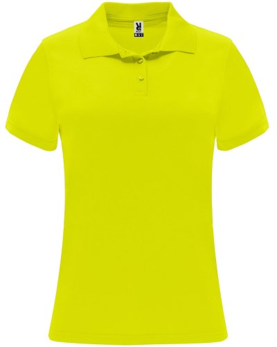 Polo Monzha Donna Giallo Fluo